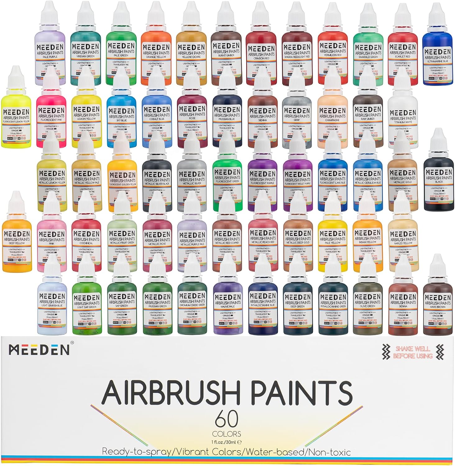 MEEDEN Acrylic Airbrush Paint Kit